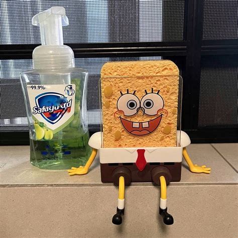 spongebob sponge holder|squarepants sponge holder.